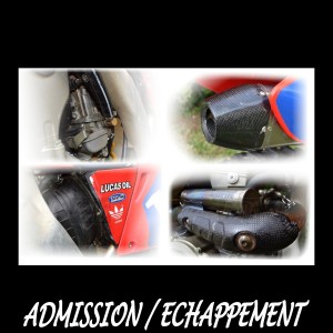 ADMISSION-ECHAPPEMENT 450 CR-F 2004 - PIECE D'OCCASION